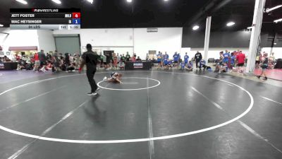 84 lbs Jett Foster, Minnesota Blue vs Mac Heysinger, Iowa