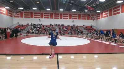 95 lbs Finals (2 Team) - Paloma Treto, Dodge City Middle School vs Averie Akers, Dodge City Comanche Middle School