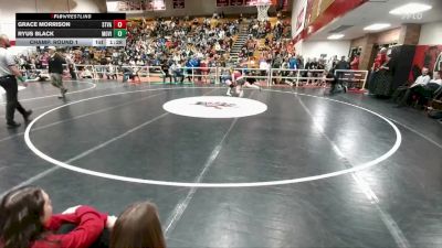 120 lbs Champ. Round 1 - Ryus Black, Mountain View vs Grace Morrison, Star Valley