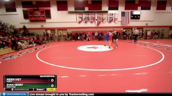 160 lbs Quarterfinal - Aiden Ivey, Forks vs Evan Henry, Deer Park