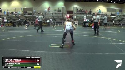 100 lbs Round 5 - Gavin Stewart, Best Trained vs Peyton Farrell, West Michigan Pursuit