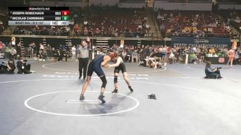 D 2 157 lbs Cons. Round 4 - Joseph Robichaux, Brusly vs Nicolas Cardenas, Kenner Discovery Health Science
