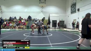 133 lbs Cons. Round 3 - Nathan Ramirez, Santa Ana College vs Aiden Thome, East Los Angeles College