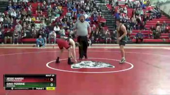 144 lbs Quarterfinal - Jesse Harsh, Canton McKinley vs Gino Perrine, Nordonia