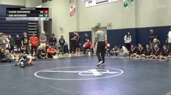 106 lbs 1st Place Match - Chase Watkinson, Prairie, Cedar Rapids vs Abe Heysinger, Dubuque Hempstead