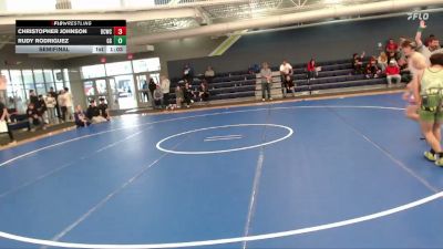 138 lbs Semifinal - Rudy Rodriguez, GI GRAPPLERS vs Christopher Johnson, Bear Cave Wrestling Club