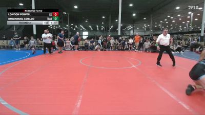 96 lbs Round 2 - London Powell, Keystone Krush vs Emmanuel Coello, Team Barracuda