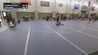 45 lbs Champ. Round 1 - Evangelina Garcia, Stallions Wrestling Club vs Kora Grant, Athlos Wrestling