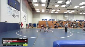 141 lbs Champ. Round 1 - Matthew Terrence, Fresno City College vs Noah Abel, Sierra College
