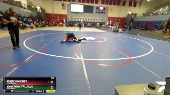 172 lbs Cons. Semi - Jonathan Trujillo, Los Lunas vs Jerry Sanchez, Las Cruces