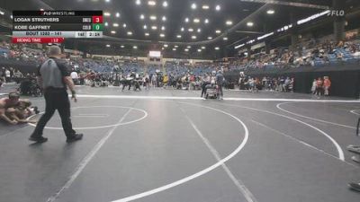 141 lbs Cons. Round 2 - Logan Struthers, Doane University vs Kobe Gaffney, Colby Community College