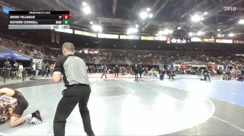 126 lbs Cons. Round 3 - Jesse Villegas, Post Falls vs Hayden Cornell, Burns