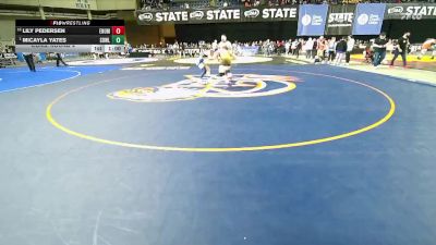 Girls 3A 125 lbs Cons. Round 4 - Lily Pedersen, Enumclaw (Girls) vs Micayla Yates, Sedro-Woolley (Girls)
