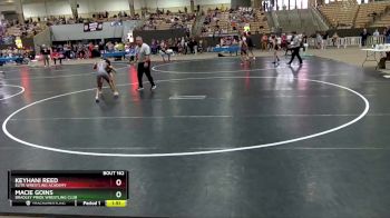 82 lbs Round 2 - Keyhani Reed, Elite Wrestling Academy vs Macie Goins, Bradley Pride Wrestling Club