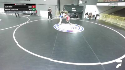 All Cadet Boys Freestyle Lower - 138 lbs Cons. Round 5 - Luis Bue, Olympian High School Wrestling vs Brody Carson, Monster Garage Wrestling