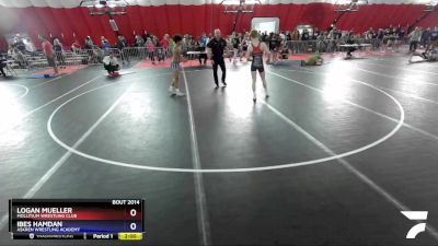 120 lbs Champ. Round 1 - Logan Mueller, Mollitium Wrestling Club vs Ibes Hamdan, Askren Wrestling Academy