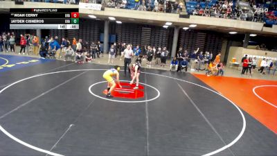 144 lbs Champ. Round 1 - Noah Cerny, Unattached vs Jayden Cisneros, Unattached