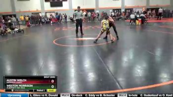 90 lbs Round 4 - Austin Welch, Hammerin Hawks vs Weston Morrison, Alburnett Mat Pack