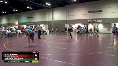 190 lbs Round 1 (16 Team) - Alyson Krum, Iowa Despicables vs McKenzie Furgison, Nebraska Junk Yard Dogs