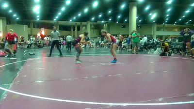 155 lbs Placement (4 Team) - Lainee Kidd, TN AAU- Chaos vs Ava Hicks, Untouchable Lady Reapers