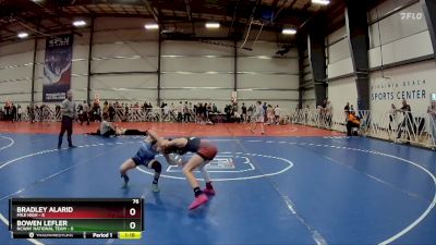 76 lbs Rd# 9- 2:15pm Saturday Final Pool - Bradley Alarid, Mile High vs Bowen Lefler, NCWAY National Team