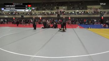 50 lbs Semifinal - Liam Gilbert, DC Elite vs Saeed Mirza, Edina Wrestling Association