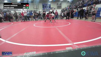 70 lbs Quarterfinal - Bradley Robinson, Claremore Wrestling Club vs Walker Lewis, Dark Cloud Wrestling Club