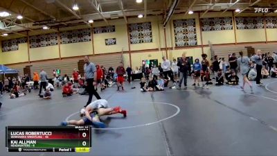 100 lbs Round 4 (10 Team) - Kai Allman, Headhunters vs Lucas Robertucci, Warhawks Wrestling