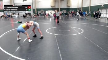 126 lbs 7th Place Match - Lucas Therrien, Gothenburg Wrestling vs Cameron Fisher, Ravenna