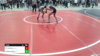 133 lbs Final - Milton Centeno, Blwc vs Brett Benavides, Individual