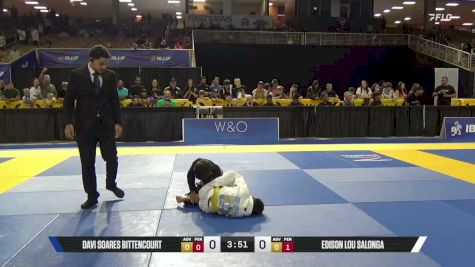 Edison Lou Salonga vs Davi Soares Bittencourt 2026 Pan Kids Jiu-Jitsu IBJJF Championship