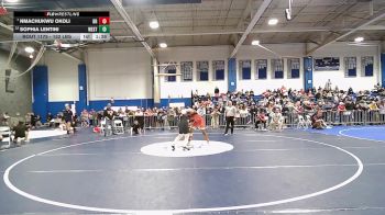 152 lbs Consolation - Nmachukwu Okoli, Bridgewater-Raynham vs Sophia Lentini, Westfield