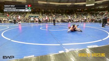 55 lbs Consi Of 4 - Rawley Wolf, Cowboy Wrestling Club vs Thatcher Odle, Keystone Wrestling Club