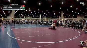 157 lbs Cons. Round 5 - Ruben Gomez, Techfall Wrestling Club vs Ty Hutchens, Iron Knights