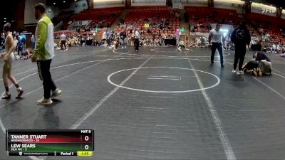 96 lbs Round 2 (6 Team) - Tanner Stuart, Neighborhood vs Lew Sears, Silo WC