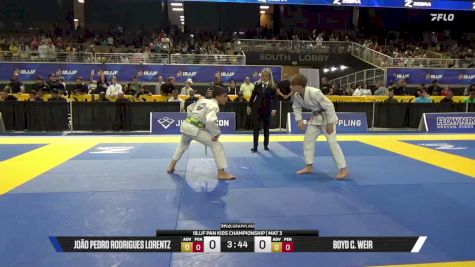 João Pedro Rodrigues Lorentz vs Boyd C. Weir 2026 Pan Kids Jiu-Jitsu IBJJF Championship