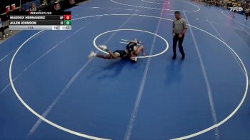 113 lbs Finals (8 Team) - Maddux Hernandez, North Platte vs Allen Johnson, Elkhorn South