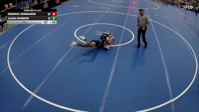 113 lbs Finals (8 Team) - Maddux Hernandez, North Platte vs Allen Johnson, Elkhorn South