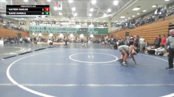 157 lbs Cons. Semi - David Daniels, Granite Hills vs Kayden Hanlon, Faith Lutheran