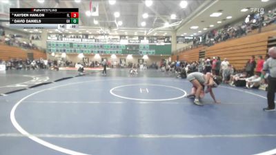 157 lbs Cons. Semi - David Daniels, Granite Hills vs Kayden Hanlon, Faith Lutheran
