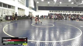 150 lbs Champ. Round 1 - Evan Mayek, La Canada vs Alejandro Joya, Calabasas