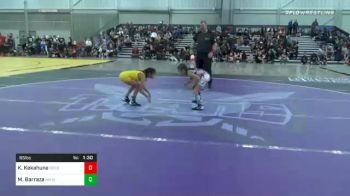 65 lbs Quarterfinal - Kaiulani Kekahuna, Golden Back vs Mireya Barraza, Nm Beast