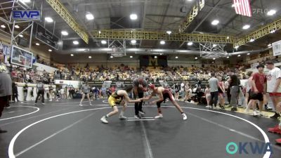 119 lbs Consi Of 4 - Stran Fincher, Plainview Youth Wrestling Club vs Elijah Crane, Midwest City Bombers Youth Wrestling Club