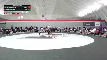 141 lbs Finals (2 Team) - Zach Haughton, Indianapolis vs Juan Quintana, Kentucky Wesleyan