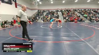 126 lbs Quarterfinal - Brooke Wieczorek, Prosper Rock Hill (Girls) vs Noelle Adams, Katy (Girls)