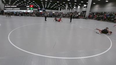 138 lbs Cons. Rd Of 16 - Connor Landers, Carroll Wrestling Club vs Oliver Larson, Victory School Of Wrestling