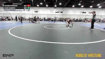 100 lbs Quarterfinal - Coleman Morgan, Untouchables 14U Black vs Jacob Gambito, Washington 14U