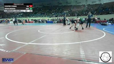 128 lbs Consi Of 16 #1 - Cooper Combs, Piedmont vs Devin Brunts, Norman North