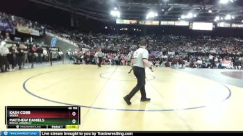 3A 152 lbs Semifinal - Kash Cobb, Weiser vs Matthew Daniels, McCall-Donnelly