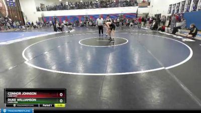 120 lbs Cons. Round 4 - Duke Williamson, Lakeland vs Connor Johnson, Lake City